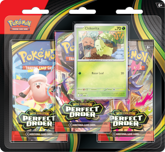 Pokémon TCG: Perfect Order 3-Pack Blister (Random Promo)