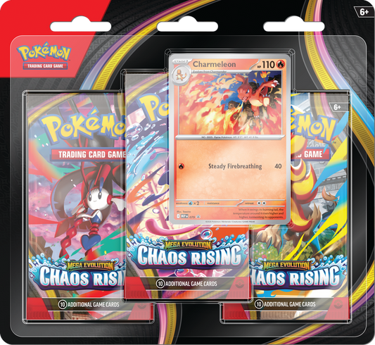 Pokemon TCG: Chaos Rising 3PK Blister