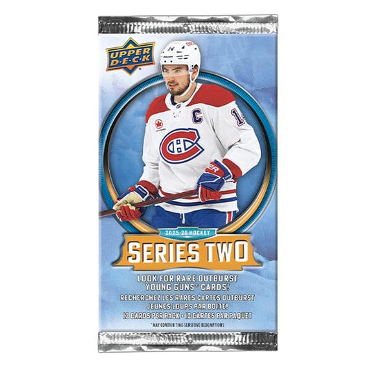 2025-26 Upper Deck Series 2 Pack Retail