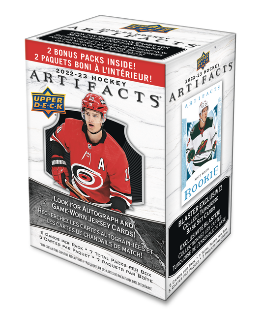 2022-23 Upper Deck Artifacts Hockey Blaster Box (Pre Order) - Miraj Trading