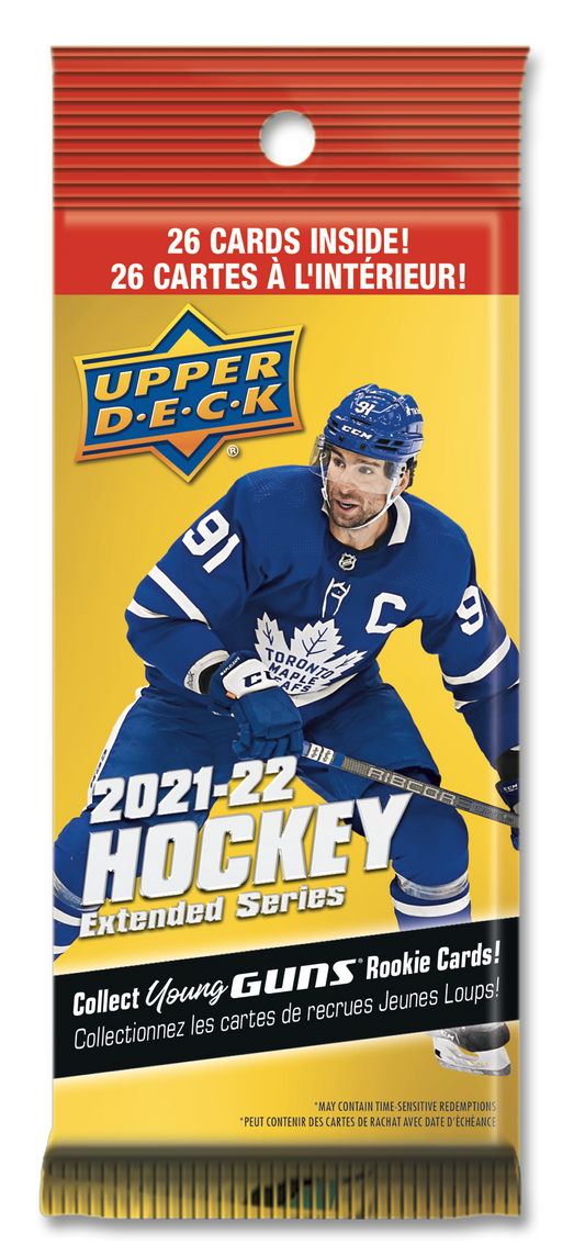 2021-22 Upper Deck Extended Hockey Fat Pack (Lot of 18 Packs) (Pre-Order) - Miraj Trading