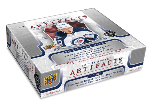 2017-18 Upper Deck Artifacts NHL Hockey Hobby Box - BigBoi Cards