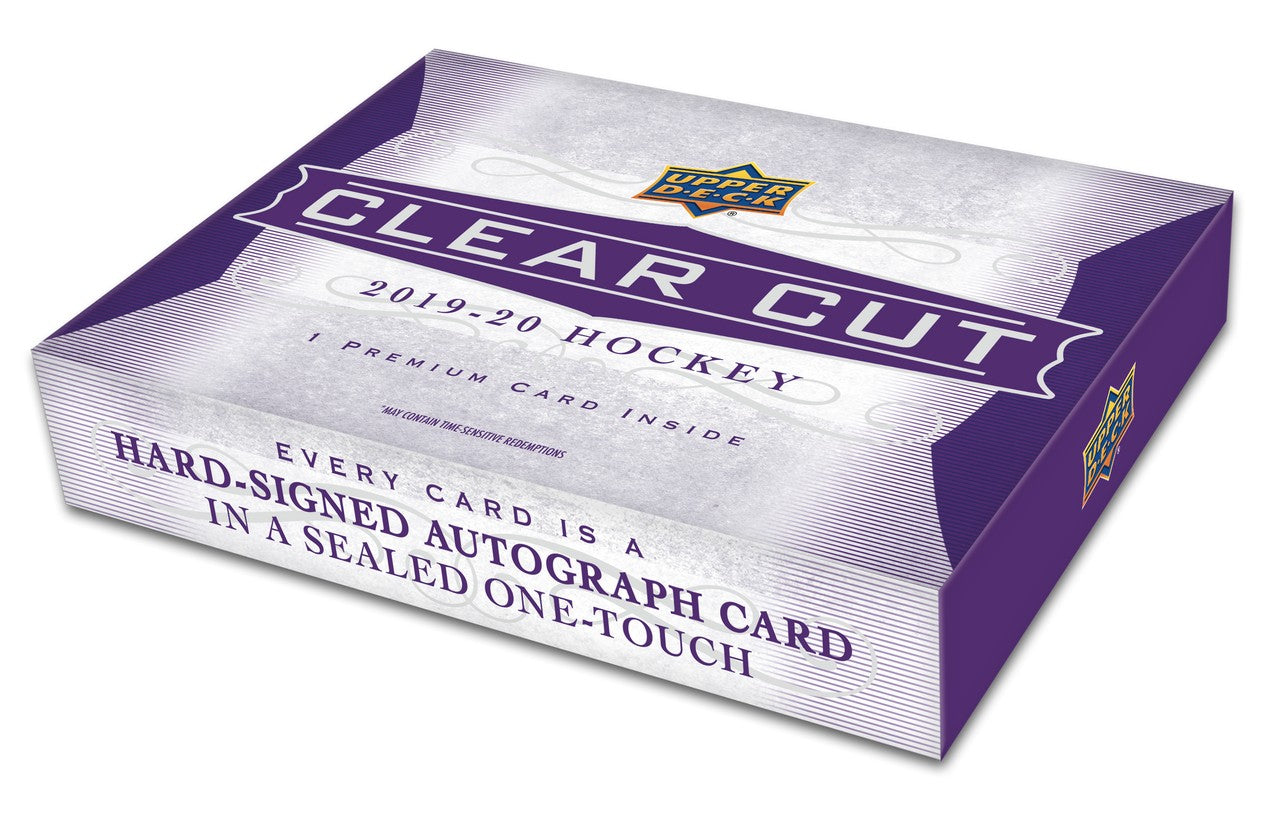 2019-20 Upper Deck Clear Cut Hockey Hobby Box - Miraj Trading