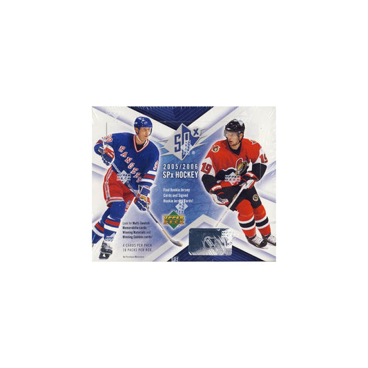 2005-06 Upper Deck SPx NHL Hockey Hobby Box - BigBoi Cards
