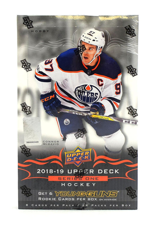 2018-19 Upper Deck Series 1 Hockey Hobby Box - BigBoi Cards