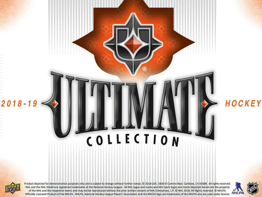 2018-19 Upper Deck Ultimate Collection Hockey Hobby Box - BigBoi Cards