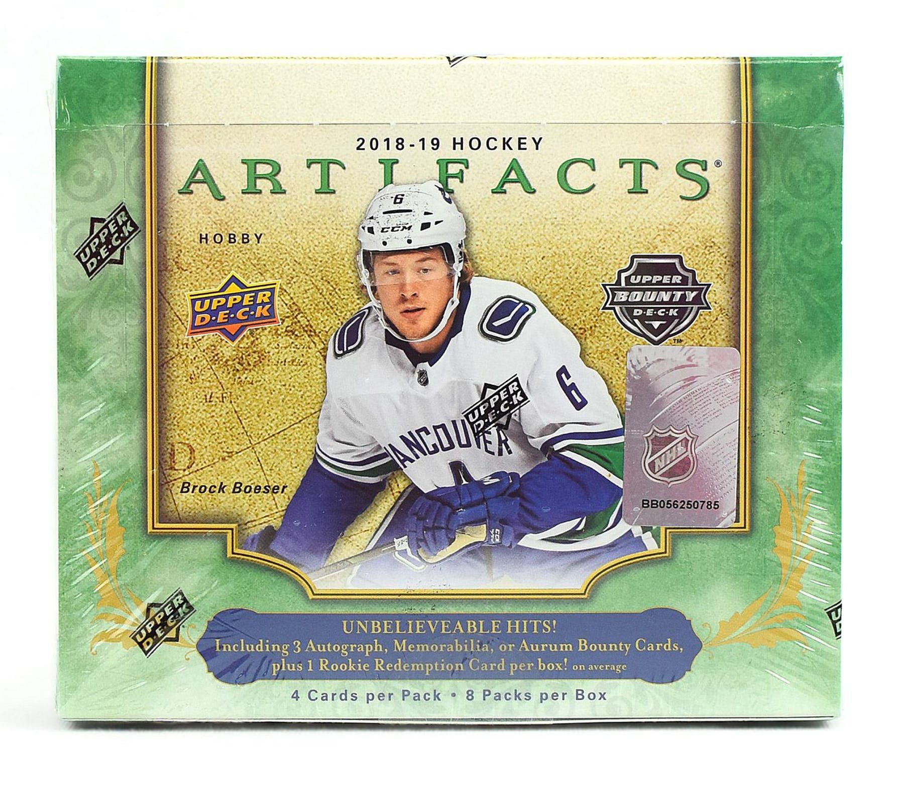 2018-19 Upper Deck Artifacts Hockey Hobby Box - BigBoi Cards