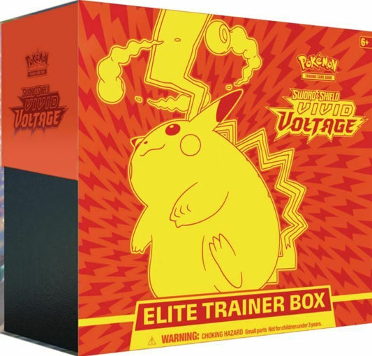 2020 Pokemon Sword & Shield Vivid Voltage Elite Trainer Box