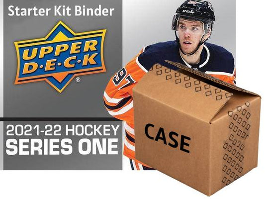 2021-22 Upper Deck Series 1 Hockey Starter Kit Binder Case (Case of 10 Binders) (Pre-Order) - Miraj Trading