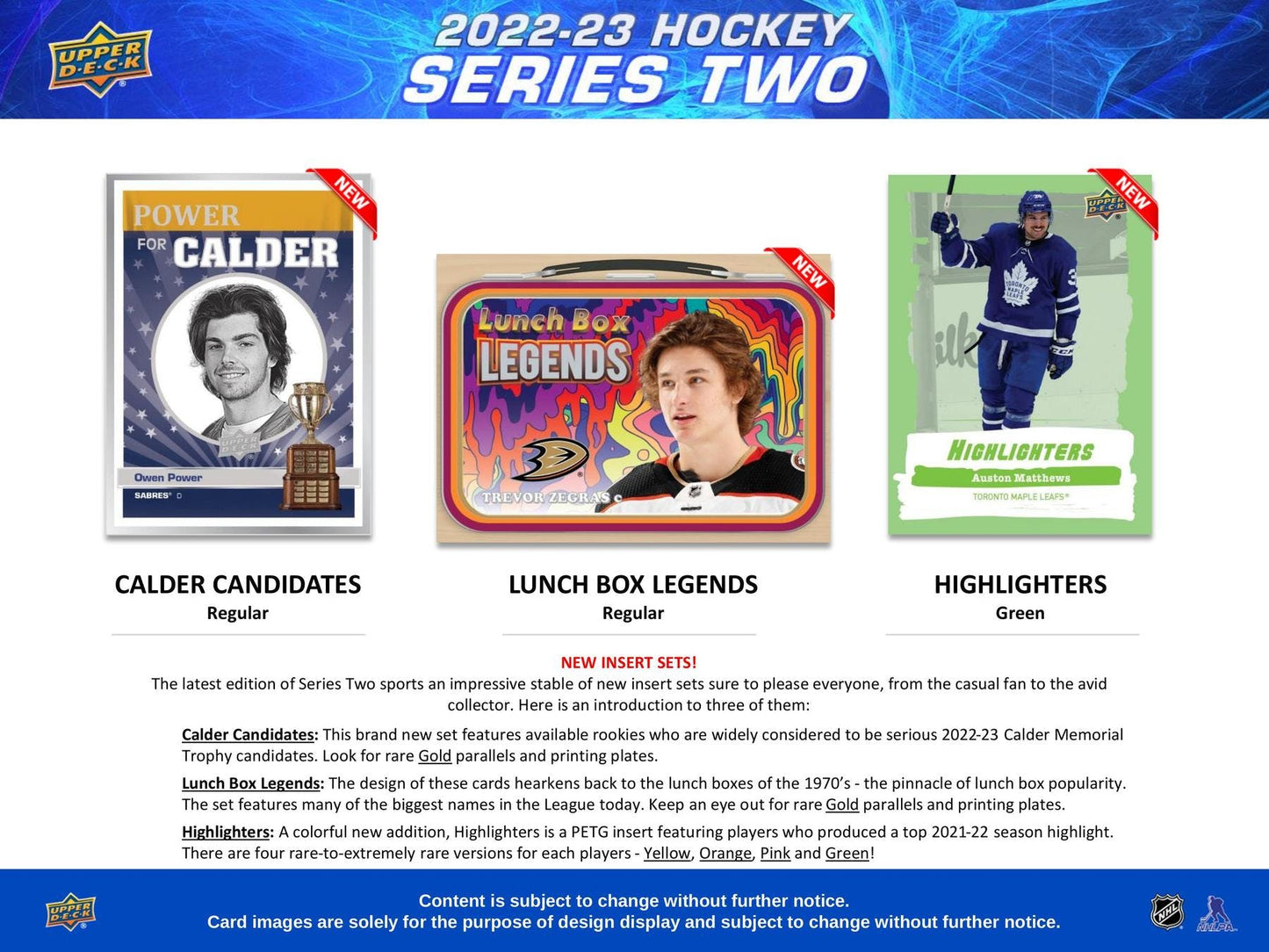2022-23 Upper Deck Series 2 Hockey Hobby Box (Pre-Order) - Miraj Trading
