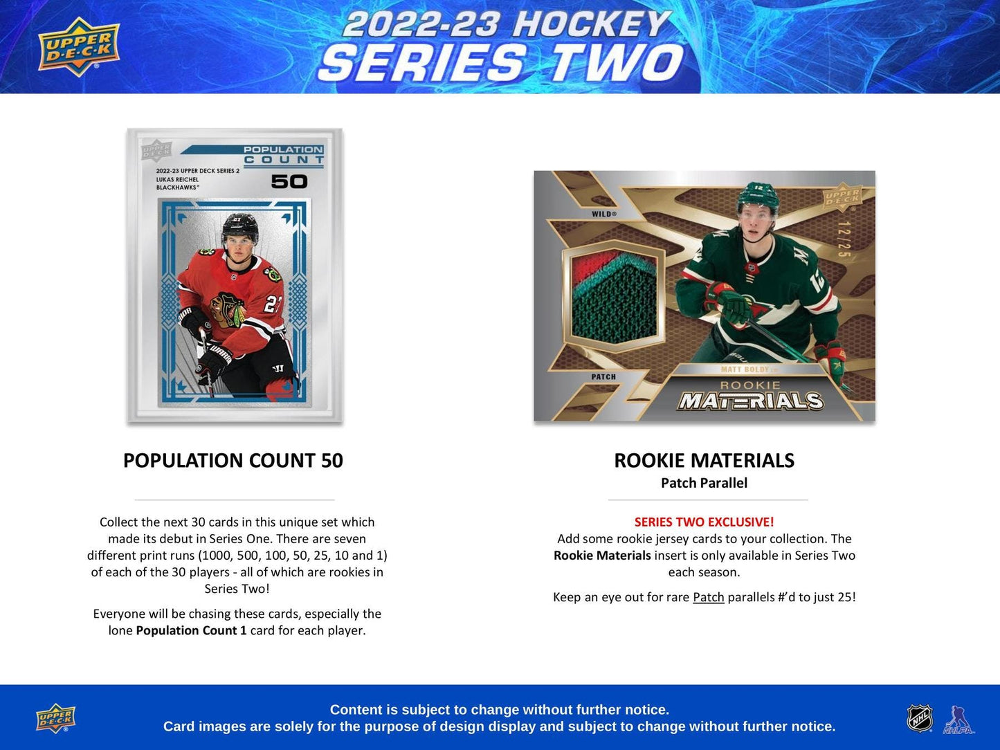 2022-23 Upper Deck Series 2 Hockey Hobby Box (Pre-Order) - Miraj Trading