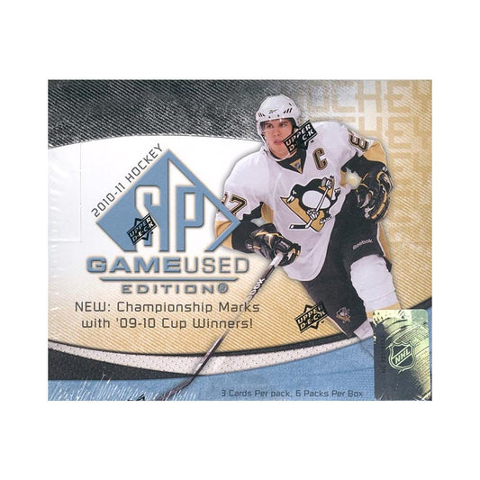 2010-11 Upper Deck SP Game Used Hockey Hobby Box - Miraj Trading