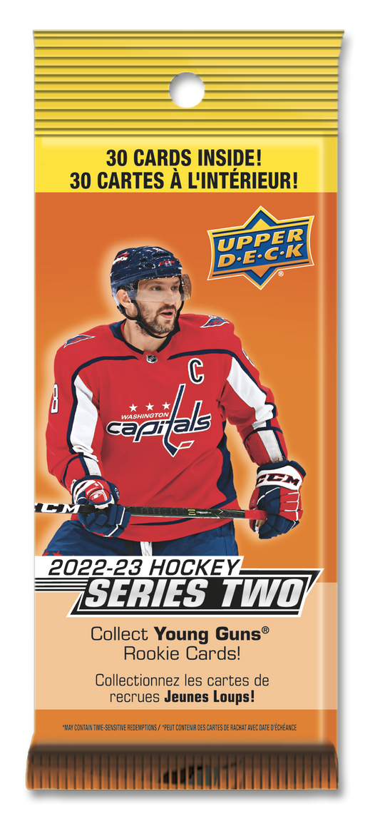 2022-23 Upper Deck Series 2 Hockey Fat Pack Box (Box of 18 Packs) (Pre-Order) - Miraj Trading