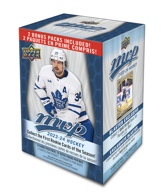 2023-24 Upper Deck MVP Hockey Blaster Box Case (Case of 20 Boxes) - Miraj Trading