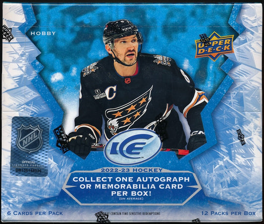 2022-23 Upper Deck Ice Hockey Hobby Box Master Case (Case of 24 Boxes) - Miraj Trading