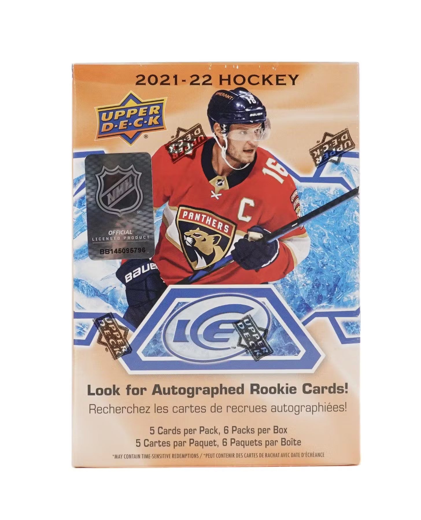 2021-22 Upper Deck Ice Hockey Blaster Box - Miraj Trading