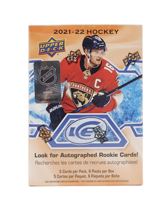 2021-22 Upper Deck Ice Hockey Blaster Box - Miraj Trading