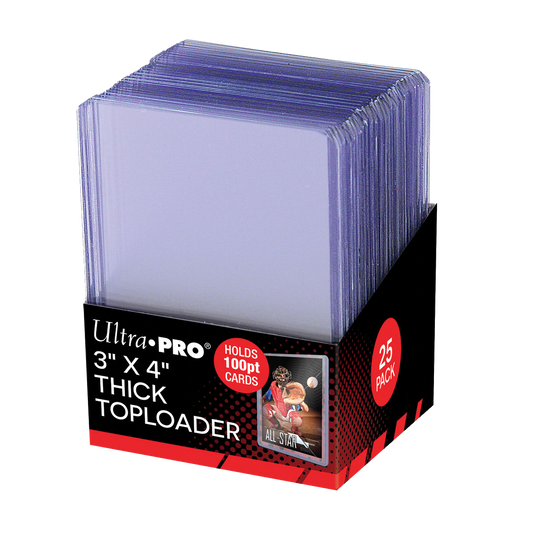 Ultra-Pro 100 pt. Toploader (25-pack)