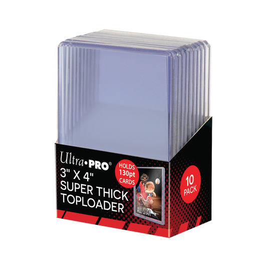 Ultra-Pro 130 pt. Toploader (10-pack)