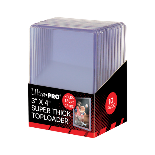 Ultra-Pro 180 pt. Toploader (10-pack)