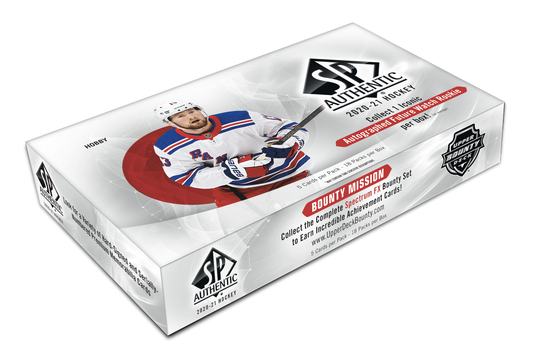 2020-21 Upper Deck SP Authentic Hockey Hobby Box (Pre-Order) - Miraj Trading