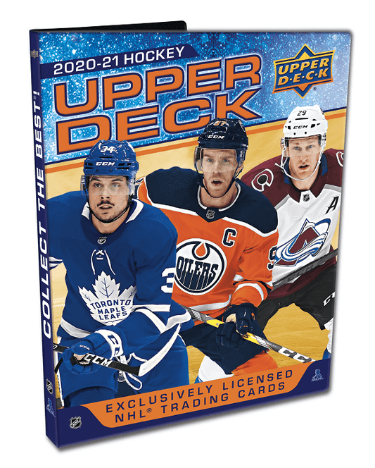 2020-21 Upper Deck Series 1 Hockey Starter Kit Binder Case (Case of 10 Binders) - Miraj Trading