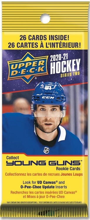 2020-21 Upper Deck Series 2 Hockey Fat Inner Case (18 Packs per Inner Case) - Miraj Trading