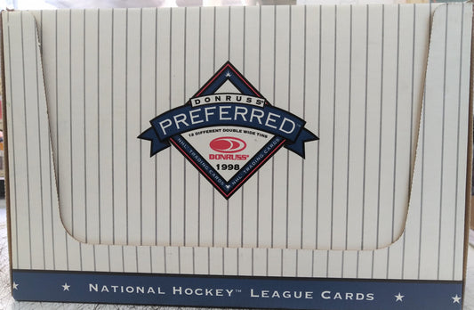 1997-98 Donruss  Preferred Precious Metals Hockey Tin Box (24 tins) - BigBoi Cards