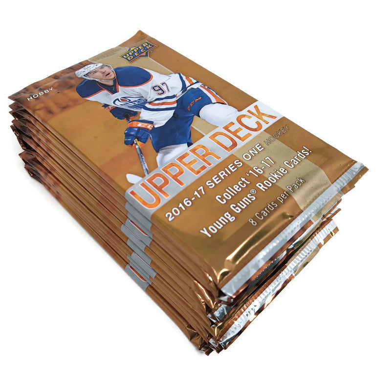2016-17 Upper Deck Series 1 Hobby Hockey Pack (10 Packs a Lot) - BigBoi Cards