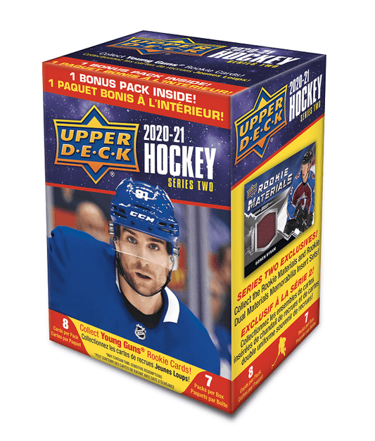 2020-21 Upper Deck Series 2 Hockey Blaster Box - Miraj Trading