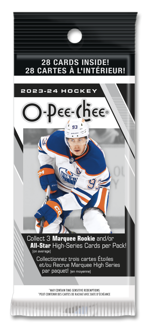 2023-24 Upper Deck O-Pee-Chee Hockey Fat Pack Box (Box of 18 Packs)  (Pre-Order) - Miraj Trading