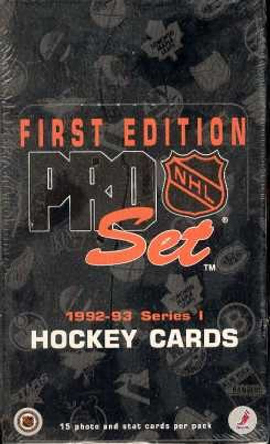 1992-93 Pro Set First Edition Series 1 Hockey  Box - Miraj Trading