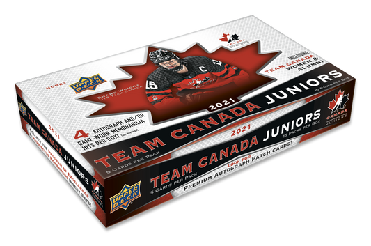 2021-22 Upper Deck Team Canada Juniors Hockey Hobby Box (Pre-Order) - Miraj Trading