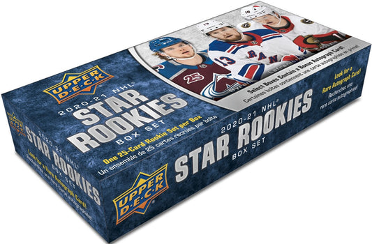 2020-21 Upper Deck Star Rookies Hockey Box Set Case (Case of 20 Boxes) (Pre-Order) - Miraj Trading