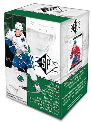 2018-19 Upper Deck SP Hockey Blaster Box