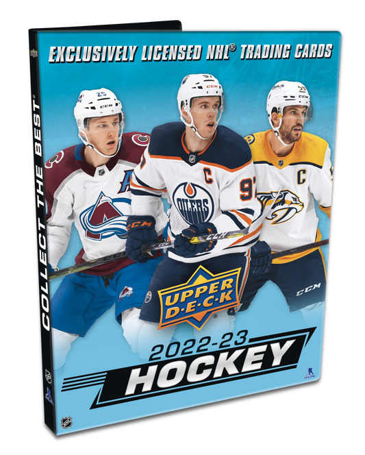 2022-23 Upper Deck Series 1 Hockey Starter Kit Binder Case (Case of 10 Binders) (Pre-Order) - Miraj Trading