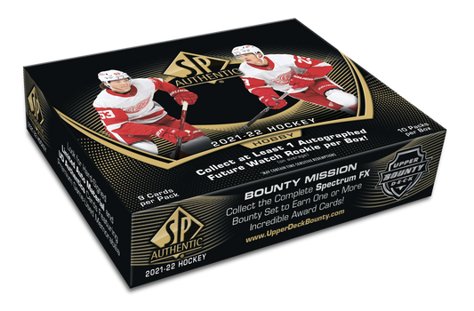 2021-22 Upper Deck SP Authentic Hockey Hobby Box - Miraj Trading