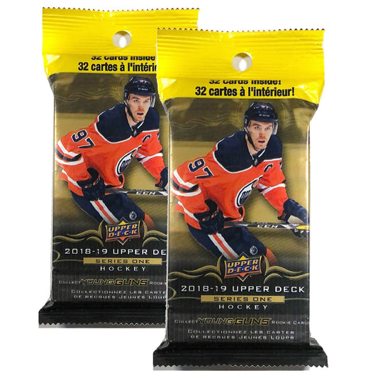 2018-19 Upper Deck Series 1 Hockey Fat Pack (Lot of 2) - Miraj Trading