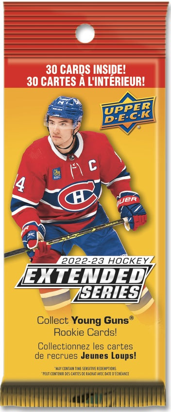 2022-23 Upper Deck Extended Hockey Fat Pack Box (Box of 18 Packs) - Miraj Trading