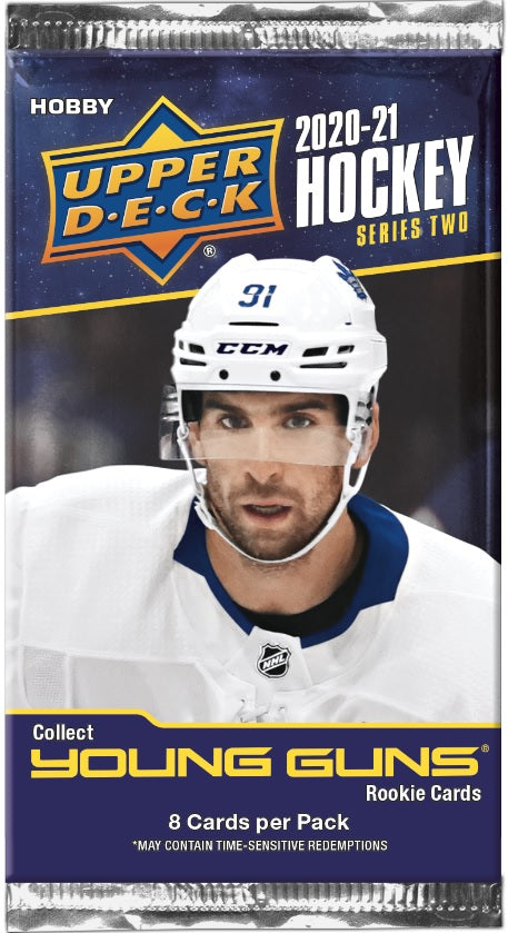 2020-21 Upper Deck Series 2 Hockey Hobby Box - Miraj Trading