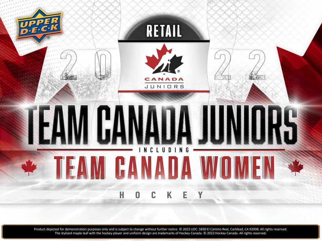 2022-23 Upper Deck Team Canada Juniors Hockey Blaster Box - Miraj Trading