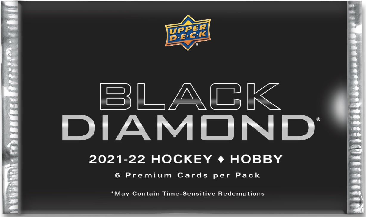 2021-22 Upper Deck Black Diamond Hockey Hobby Box ( Inner Case of 5 Boxes )(Pre-order) - Miraj Trading