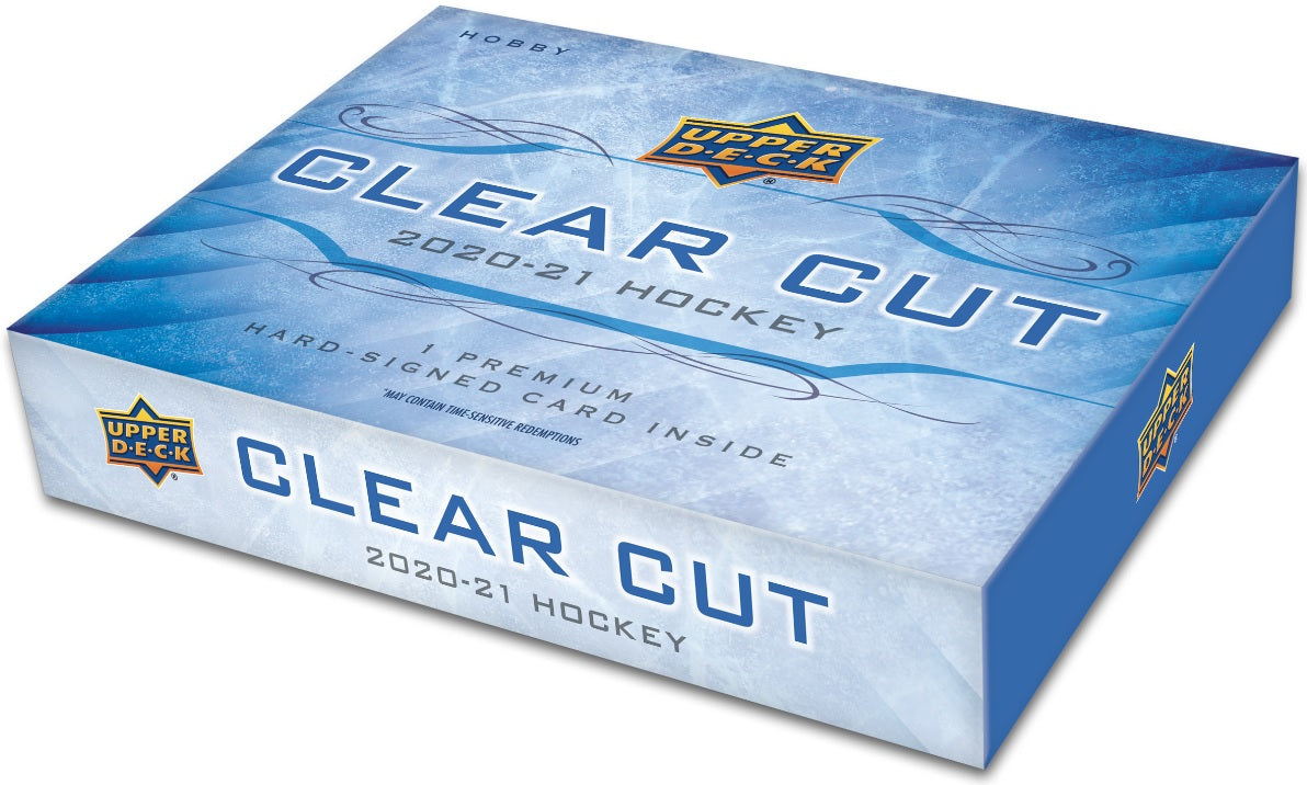 2020-21 Upper Deck Clear Cut Hockey Hobby Box (Coming Soon!) - Miraj Trading