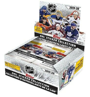 2019-20 Topps NHL Hockey Sticker Box - BigBoi Cards