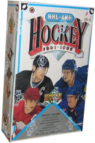 1991-92 Upper Deck NHL High Series Hockey Hobby Box - BigBoi Cards